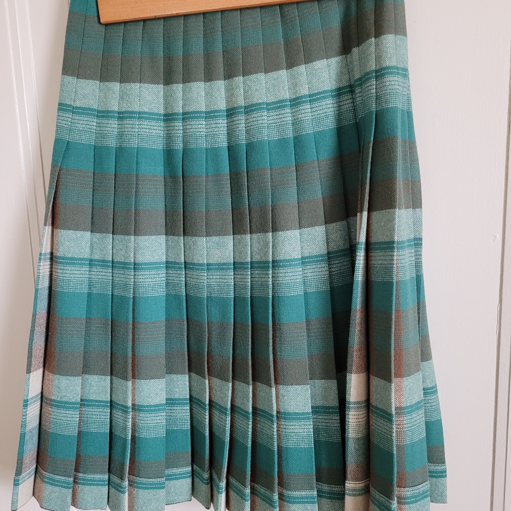 Vintage Reversable Pleated Skirt